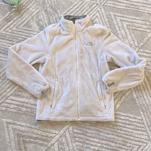 White northface fleece jacket